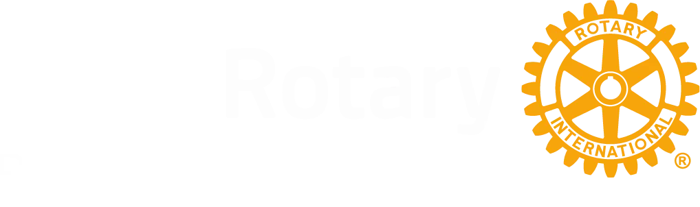 Rowville-Lysterfield Rotary Club White Logo